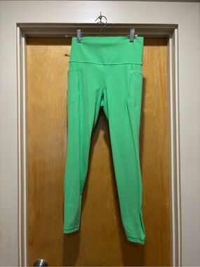 Athleta Salutation Stash Tight - Green, Size S/P